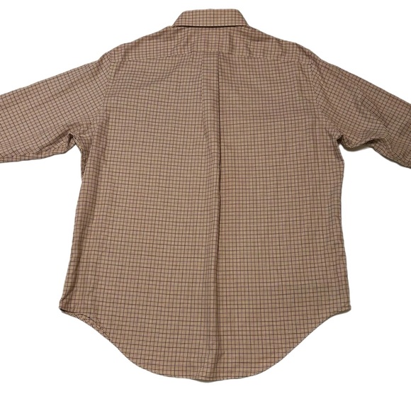 Lauren Ralph Lauren Classic fit Non-Iron Long Sleeve Blouse Sleeve Button ShIft - Picture 9 of 12